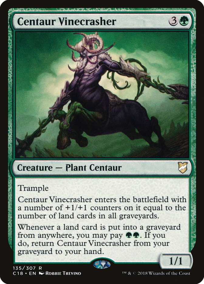 Centaur Vinecrasher [Commander 2018] | Deep Dive Games St. Marys