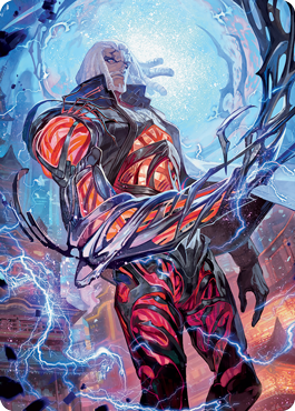 Tezzeret, Betrayer of Flesh Art Card [Kamigawa: Neon Dynasty Art Series] | Deep Dive Games St. Marys