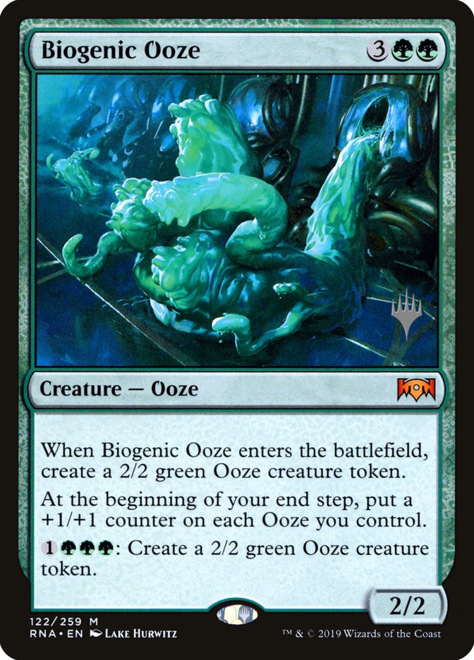 Biogenic Ooze (Promo Pack) [Ravnica Allegiance Promos] | Deep Dive Games St. Marys