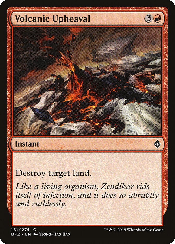 Volcanic Upheaval [Battle for Zendikar] | Deep Dive Games St. Marys