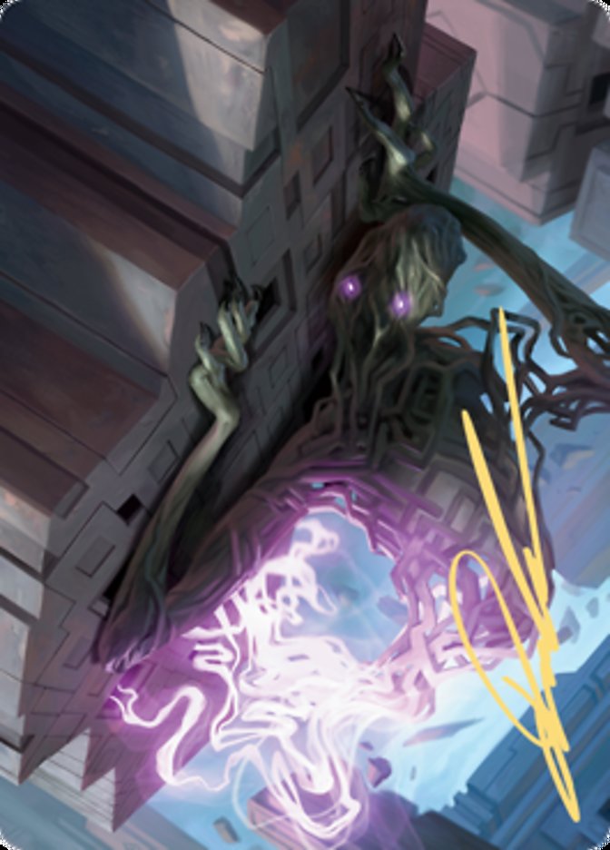 Skyclave Shade Art Card (Gold-Stamped Signature) [Zendikar Rising Art Series] | Deep Dive Games St. Marys
