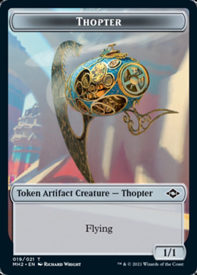 Squirrel // Thopter Double-Sided Token [Modern Horizons 2 Tokens] | Deep Dive Games St. Marys