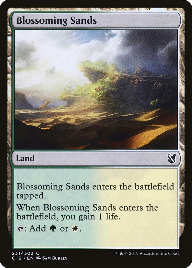 Blossoming Sands [Commander 2019] | Deep Dive Games St. Marys