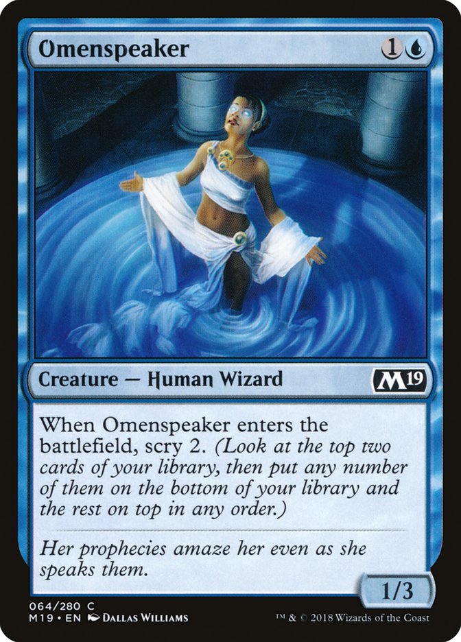 Omenspeaker [Core Set 2019] | Deep Dive Games St. Marys