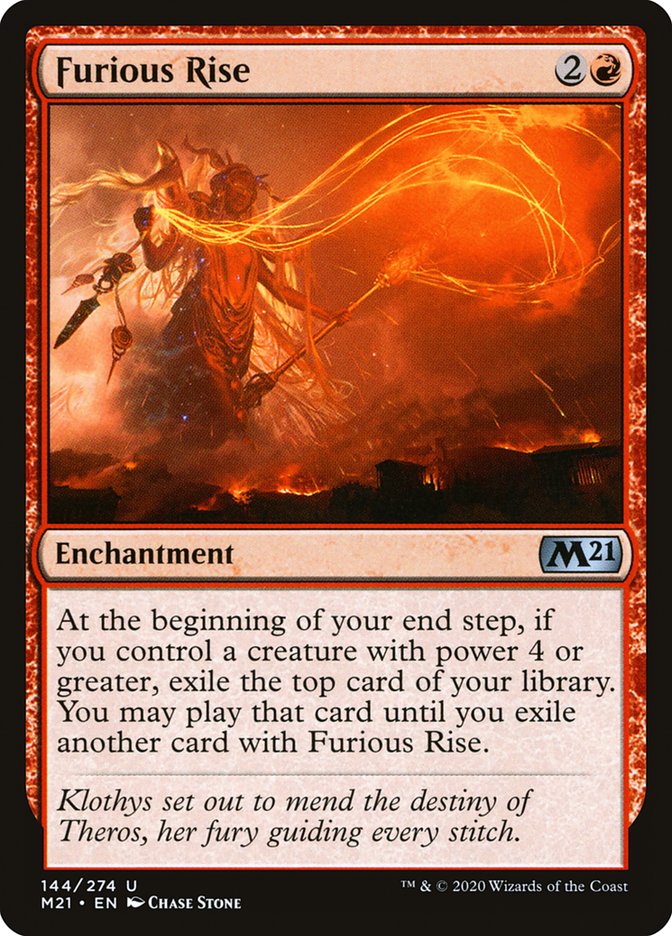 Furious Rise [Core Set 2021] | Deep Dive Games St. Marys