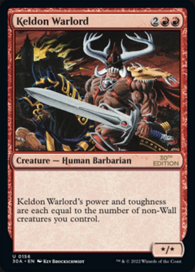 Keldon Warlord [30th Anniversary Edition] | Deep Dive Games St. Marys