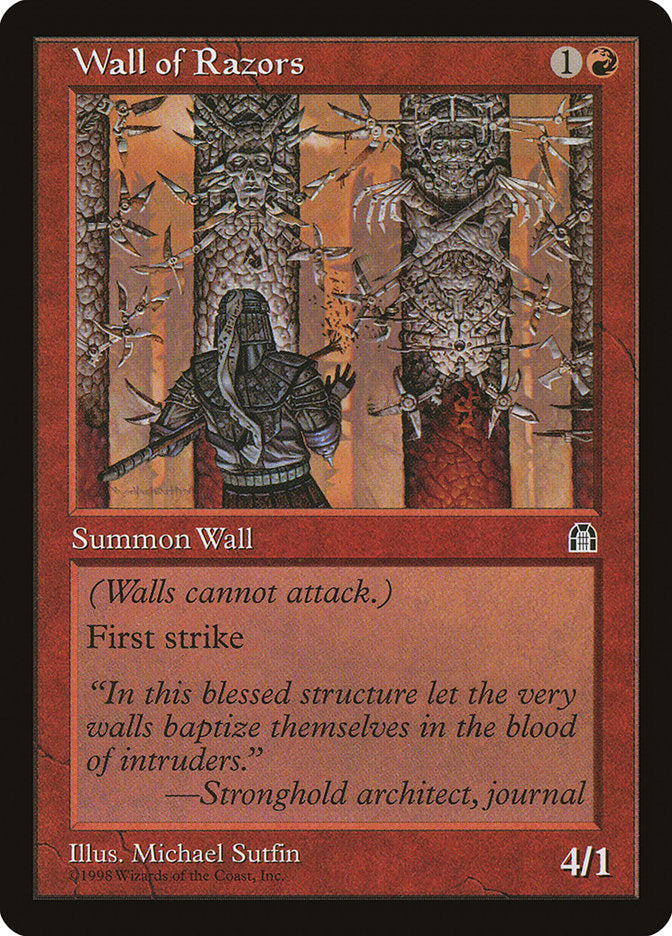 Wall of Razors [Stronghold] | Deep Dive Games St. Marys