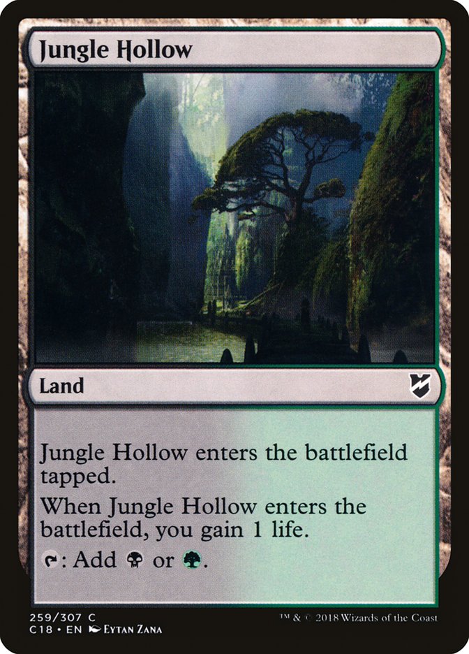 Jungle Hollow [Commander 2018] | Deep Dive Games St. Marys