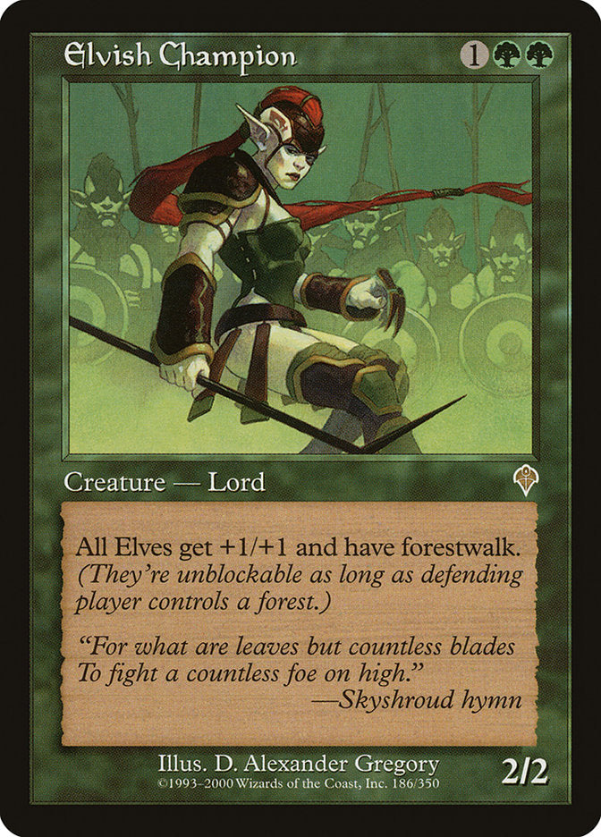 Elvish Champion [Invasion] | Deep Dive Games St. Marys