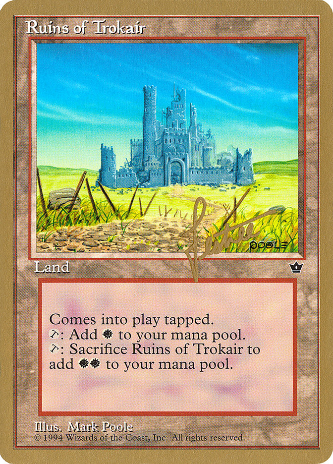 Ruins of Trokair (Bertrand Lestree) [Pro Tour Collector Set] | Deep Dive Games St. Marys