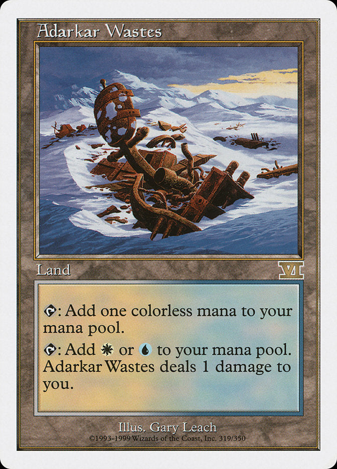 Adarkar Wastes [Classic Sixth Edition] | Deep Dive Games St. Marys