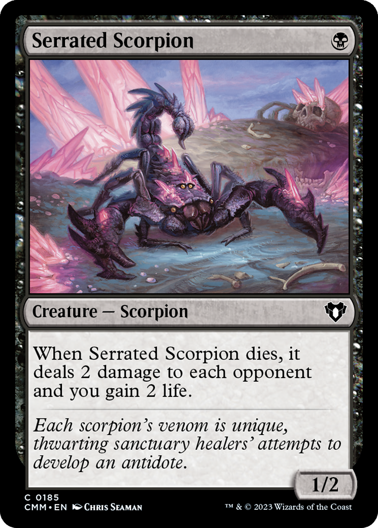 Serrated Scorpion [Commander Masters] | Deep Dive Games St. Marys