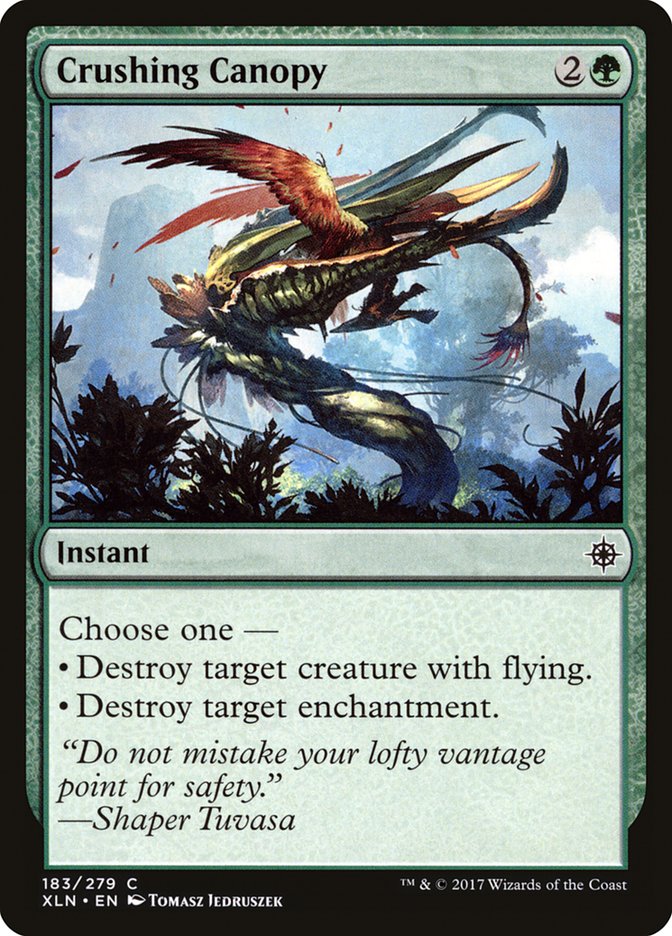 Crushing Canopy [Ixalan] | Deep Dive Games St. Marys