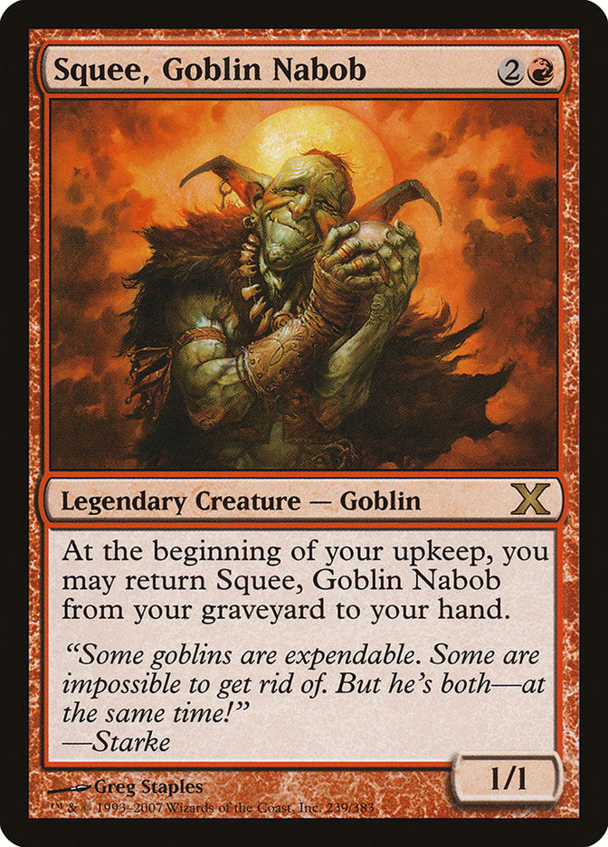 Squee, Goblin Nabob [Tenth Edition] | Deep Dive Games St. Marys