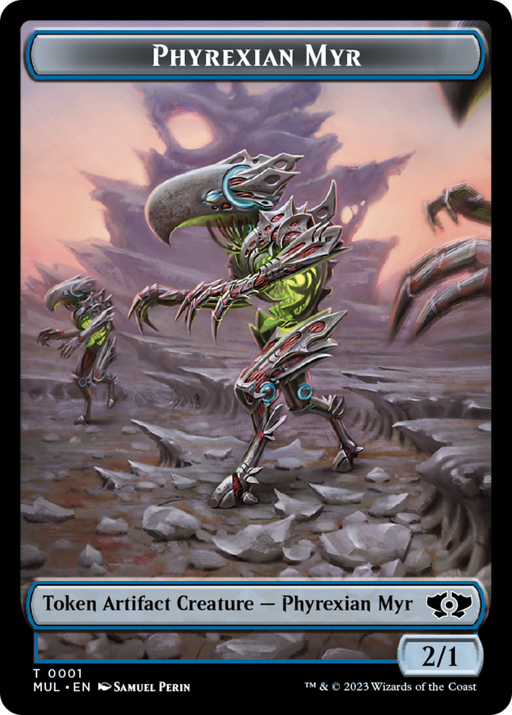 Phyrexian Myr Token [Multiverse Legends Tokens] | Deep Dive Games St. Marys