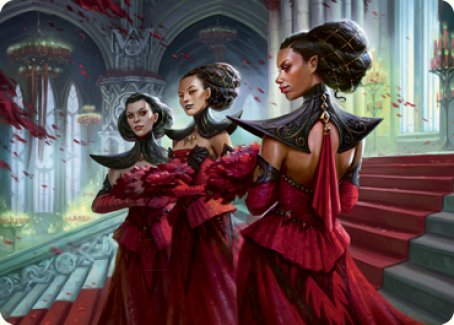 Olivia's Attendants Art Card [Innistrad: Crimson Vow Art Series] | Deep Dive Games St. Marys