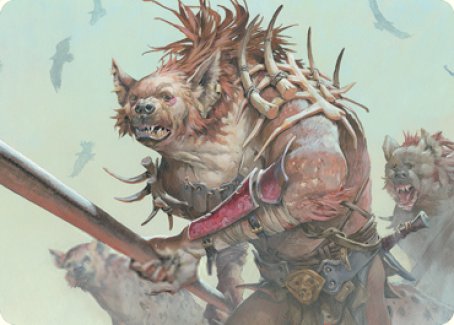 Gnoll Art Card [Dungeons & Dragons: Adventures in the Forgotten Realms Art Series] | Deep Dive Games St. Marys