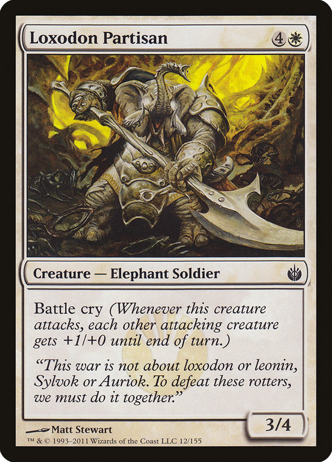 Loxodon Partisan [Mirrodin Besieged] | Deep Dive Games St. Marys