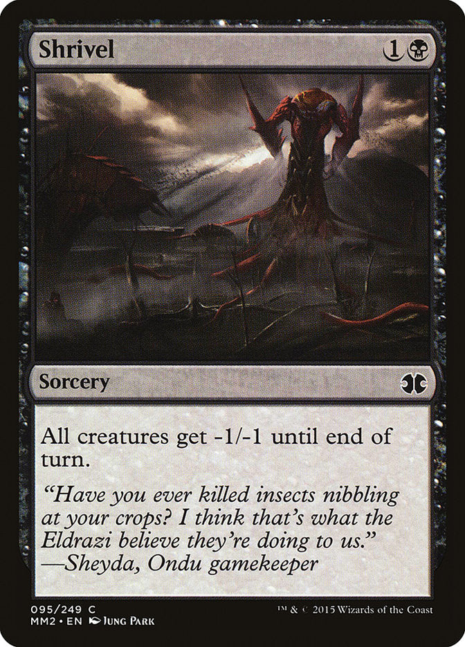 Shrivel [Modern Masters 2015] | Deep Dive Games St. Marys