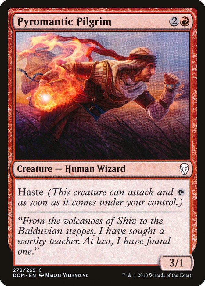 Pyromantic Pilgrim [Dominaria] | Deep Dive Games St. Marys