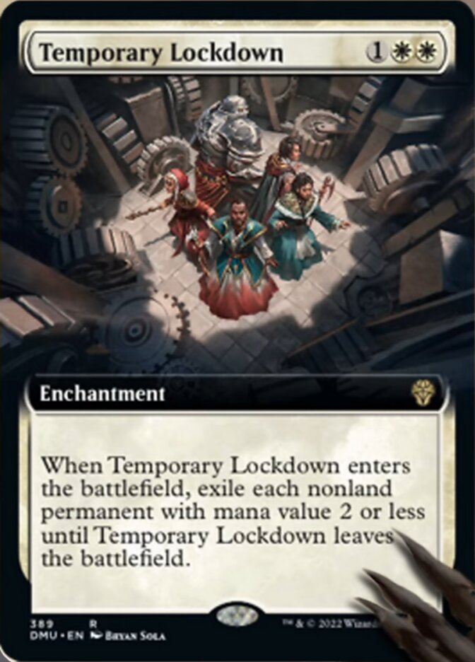 Temporary Lockdown (Extended Art) [Dominaria United] | Deep Dive Games St. Marys