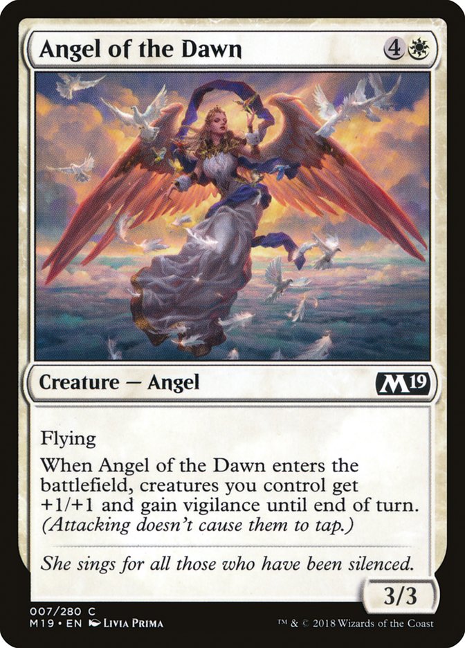 Angel of the Dawn [Core Set 2019] | Deep Dive Games St. Marys