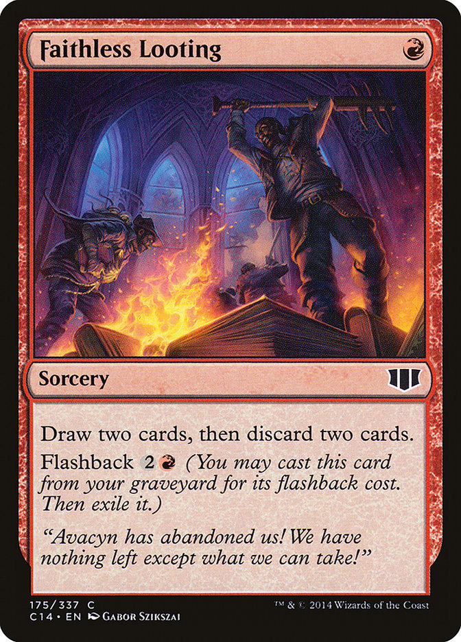 Faithless Looting [Commander 2014] | Deep Dive Games St. Marys
