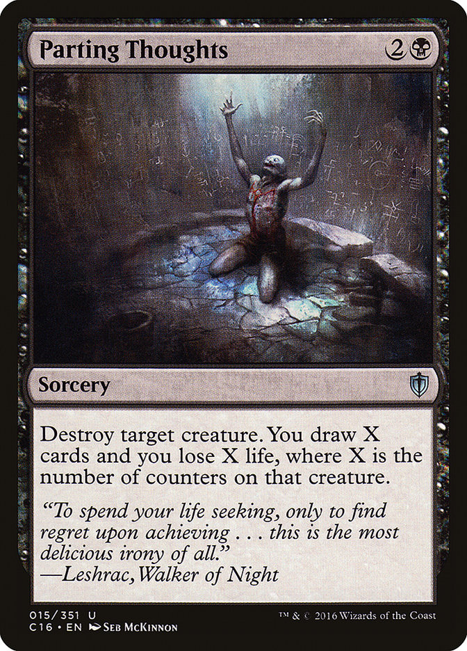 Parting Thoughts [Commander 2016] | Deep Dive Games St. Marys