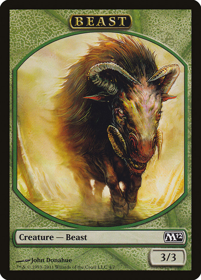 Beast Token [Magic 2012 Tokens] | Deep Dive Games St. Marys