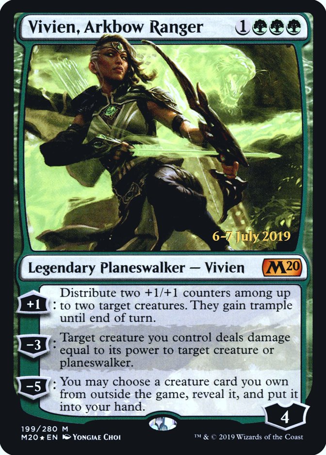 Vivien, Arkbow Ranger [Core Set 2020 Prerelease Promos] | Deep Dive Games St. Marys