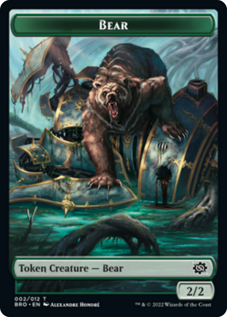 Bear Token [The Brothers' War Tokens] | Deep Dive Games St. Marys