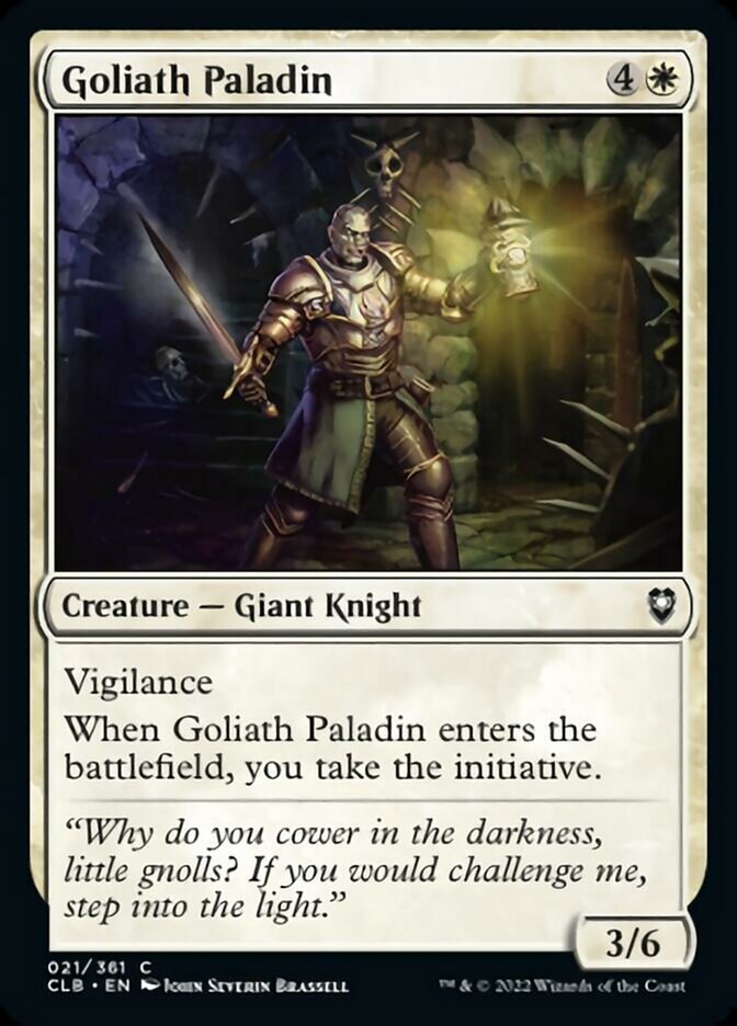 Goliath Paladin [Commander Legends: Battle for Baldur's Gate] | Deep Dive Games St. Marys