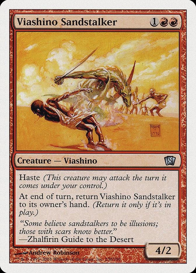 Viashino Sandstalker [Eighth Edition] | Deep Dive Games St. Marys