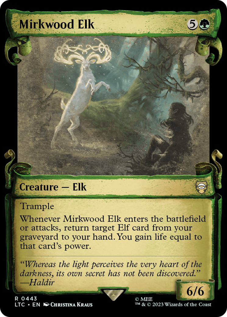 Mirkwood Elk [The Lord of the Rings: Tales of Middle-Earth Commander Showcase Scrolls] | Deep Dive Games St. Marys