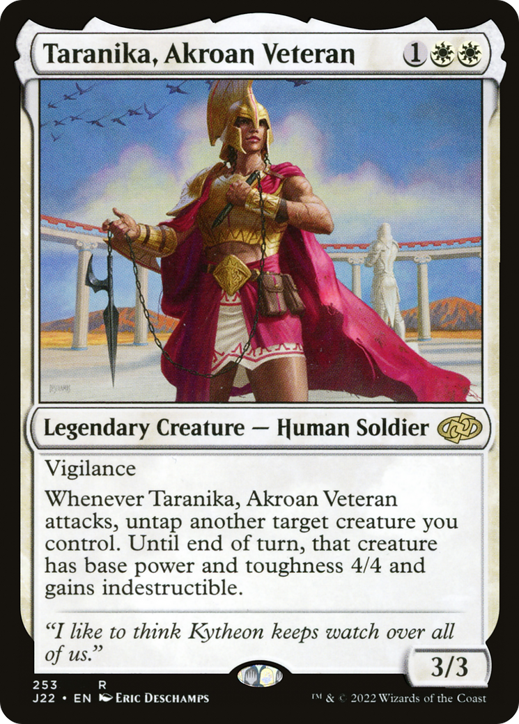 Taranika, Akroan Veteran [Jumpstart 2022] | Deep Dive Games St. Marys