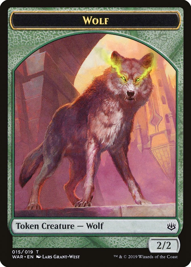 Wolf Token [War of the Spark Tokens] | Deep Dive Games St. Marys