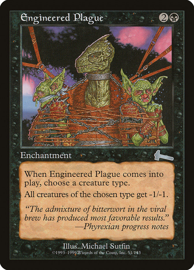 Engineered Plague [Urza's Legacy] | Deep Dive Games St. Marys