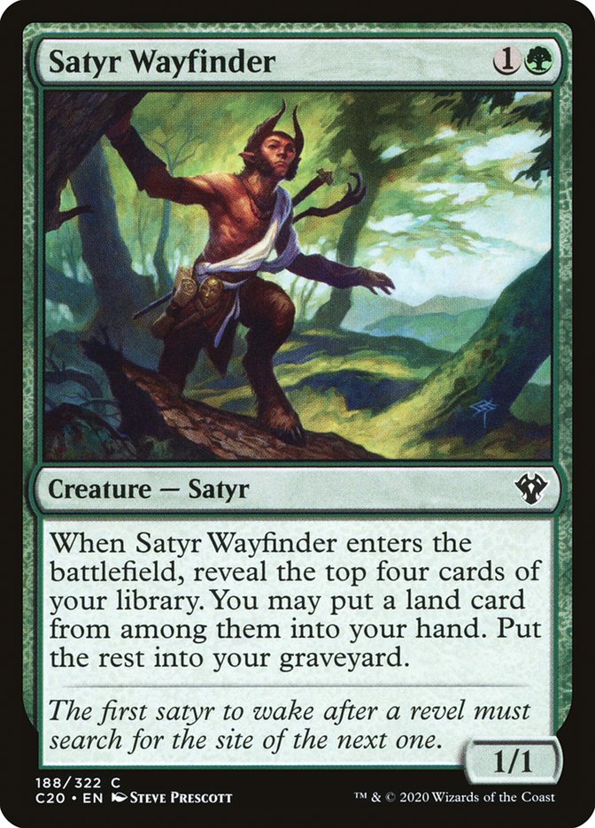 Satyr Wayfinder [Commander 2020] | Deep Dive Games St. Marys