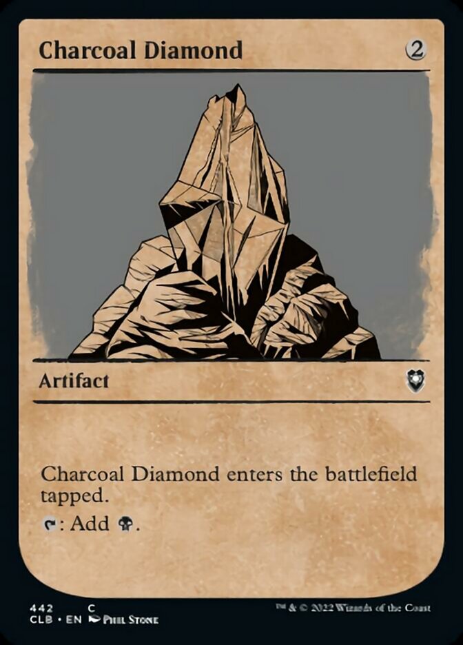 Charcoal Diamond (Showcase) [Commander Legends: Battle for Baldur's Gate] | Deep Dive Games St. Marys