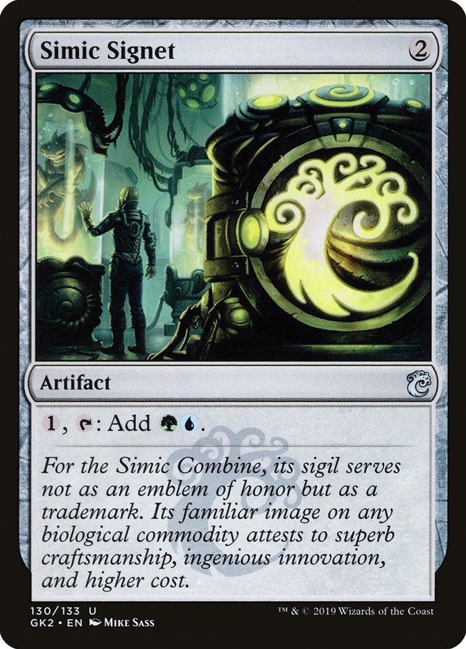 Simic Signet [Ravnica Allegiance Guild Kit] | Deep Dive Games St. Marys