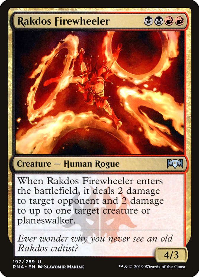 Rakdos Firewheeler [Ravnica Allegiance] | Deep Dive Games St. Marys