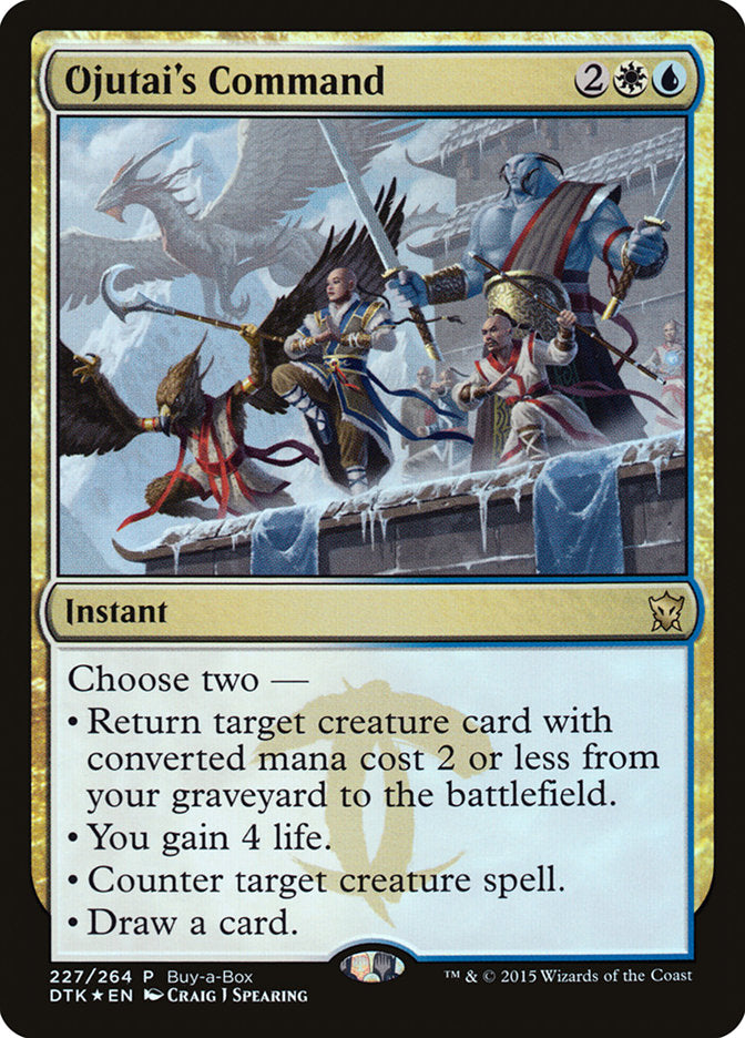 Ojutai's Command (Buy-A-Box) [Dragons of Tarkir Promos] | Deep Dive Games St. Marys