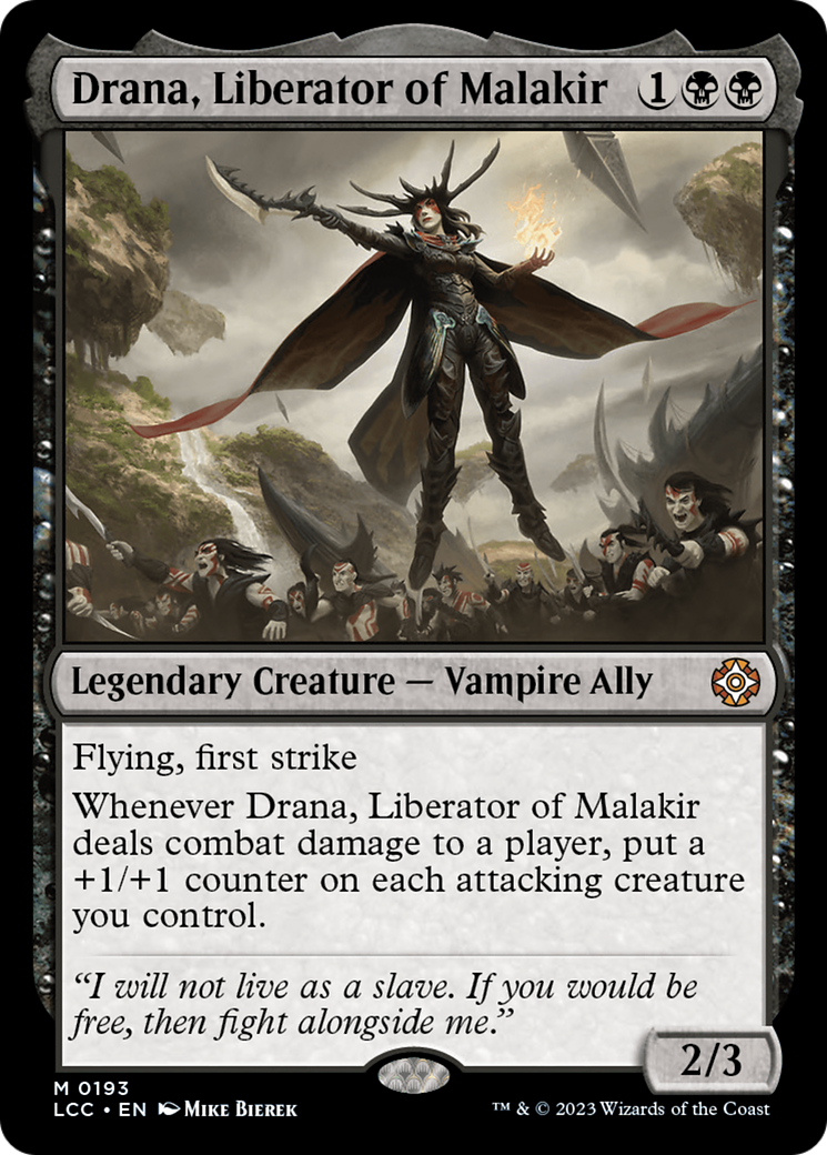 Drana, Liberator of Malakir [The Lost Caverns of Ixalan Commander] | Deep Dive Games St. Marys