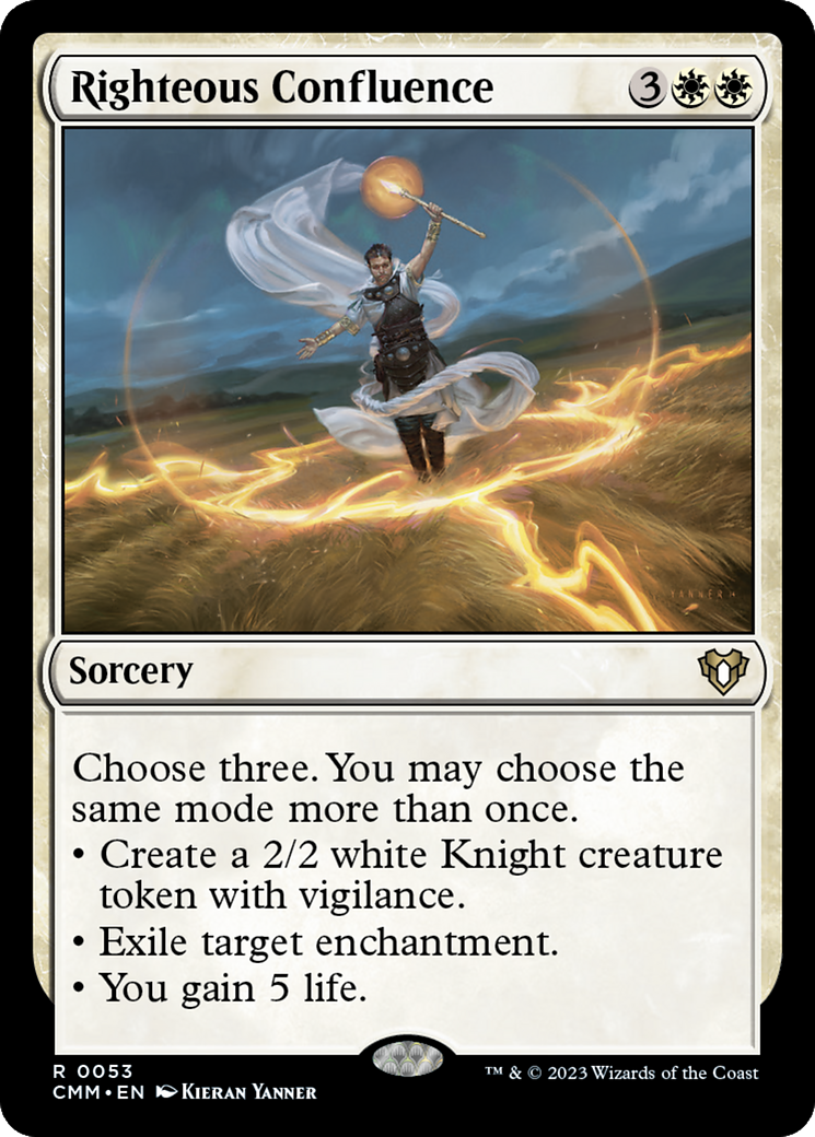 Righteous Confluence [Commander Masters] | Deep Dive Games St. Marys