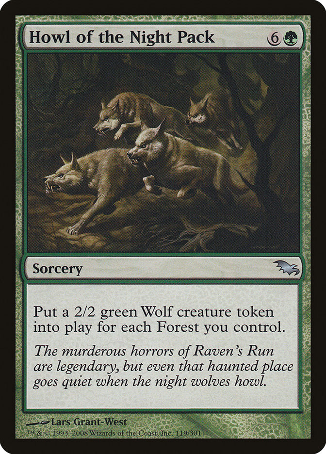 Howl of the Night Pack [Shadowmoor] | Deep Dive Games St. Marys