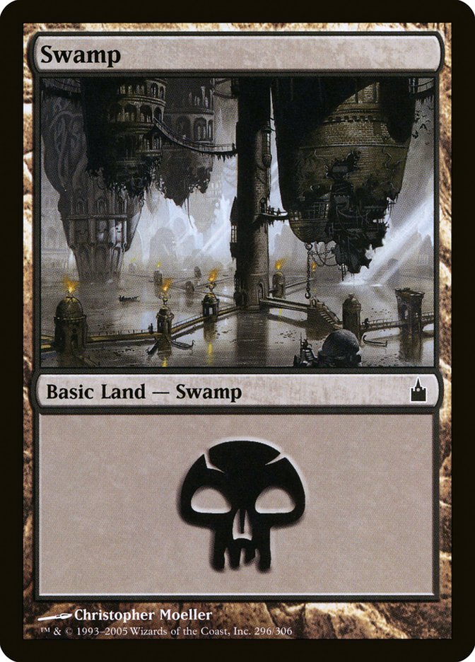 Swamp (296) [Ravnica: City of Guilds] | Deep Dive Games St. Marys