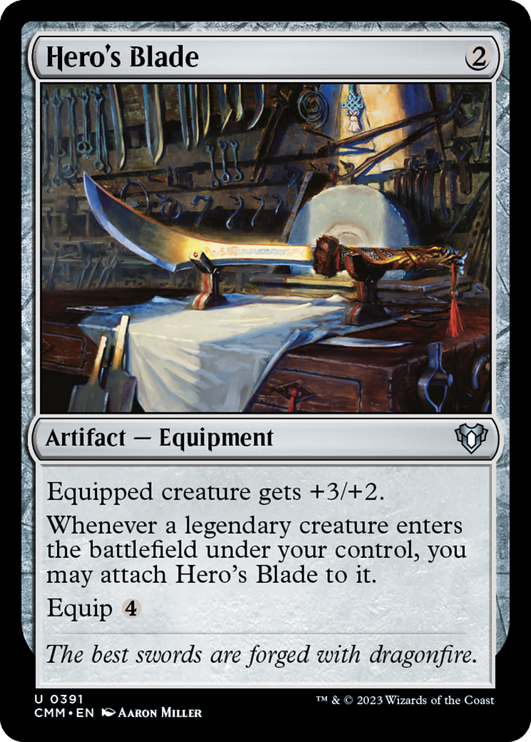 Hero's Blade [Commander Masters] | Deep Dive Games St. Marys