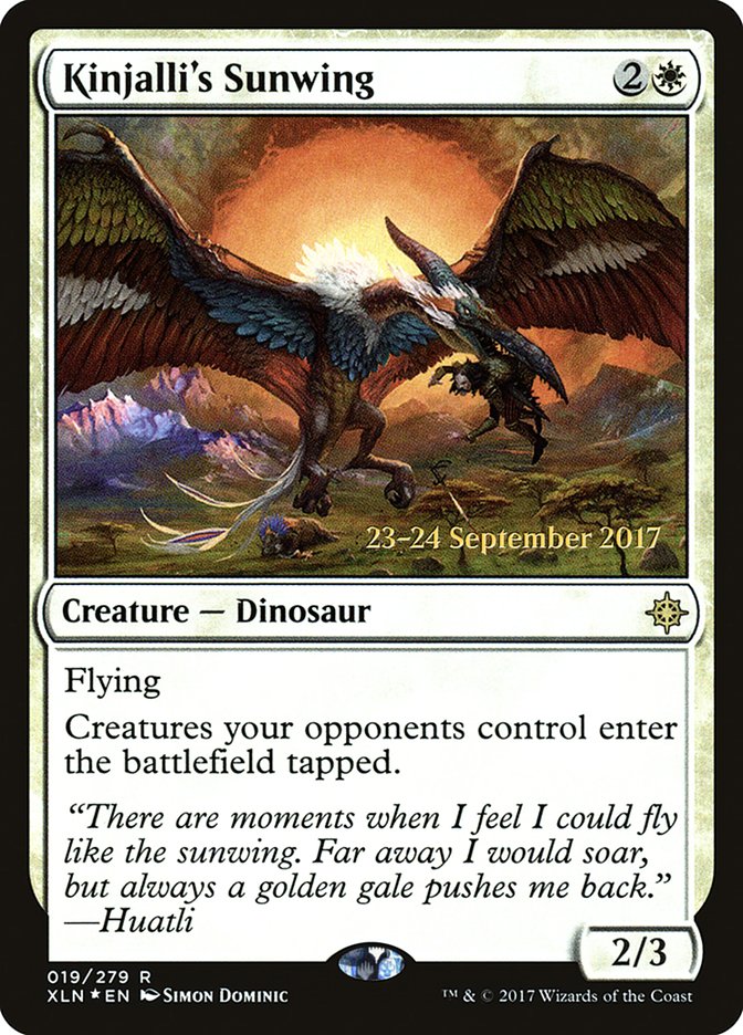 Kinjalli's Sunwing [Ixalan Prerelease Promos] | Deep Dive Games St. Marys