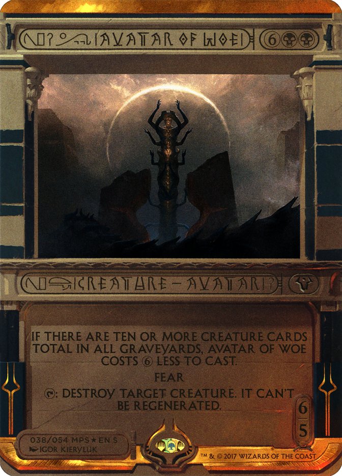 Avatar of Woe (Invocation) [Amonkhet Invocations] | Deep Dive Games St. Marys