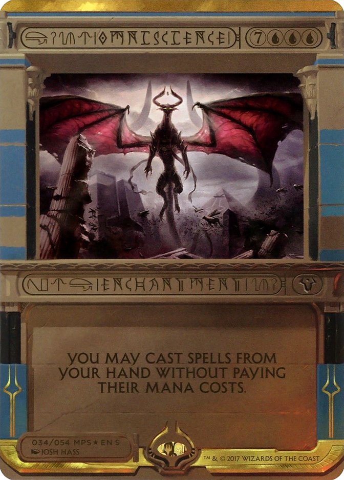 Omniscience (Invocation) [Amonkhet Invocations] | Deep Dive Games St. Marys